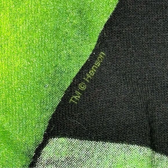 Vintage 1990s Kermit The Frog Blackout T-Shirt XL Rare‎ Kermit Collection - Picture 2 of 6